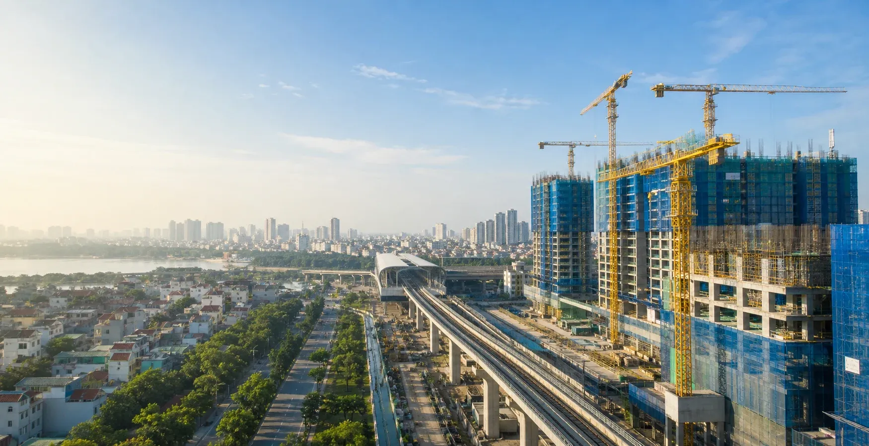 Dự án hạ tầng và công trình đô thị hiện đại tại Hà Nội